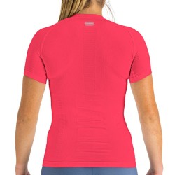 женская термофутболка с длинным рукавом Sportful 2nd Skin W Tee розовая